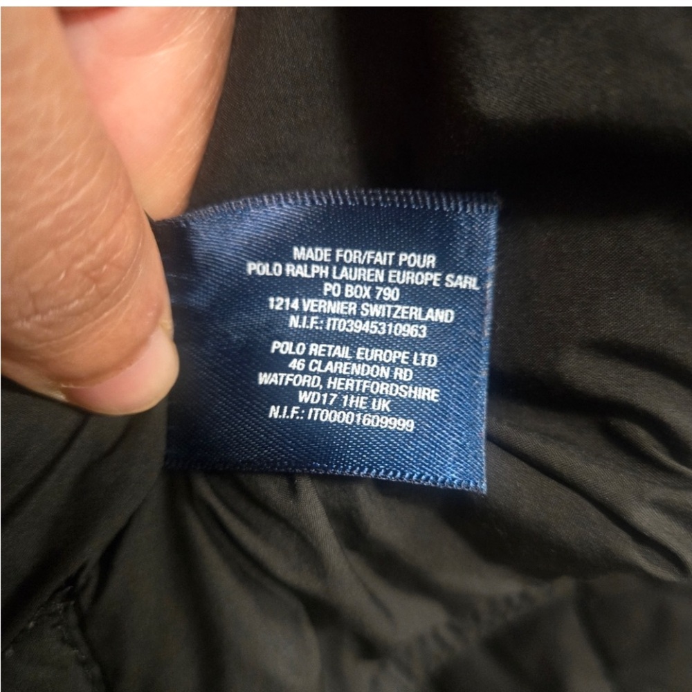 RARE* Kids Polo Ralph Lauren Black Quilted Jacket - European exclusive - Picture 3 of 7